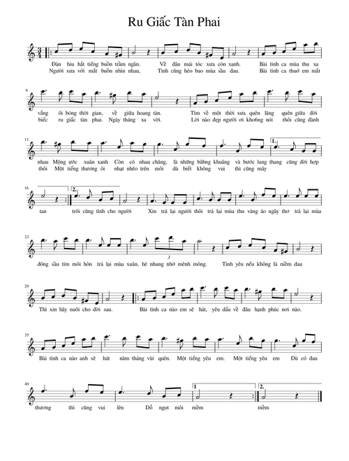 Ru Giấc Tàn Phai – patrickqpham
