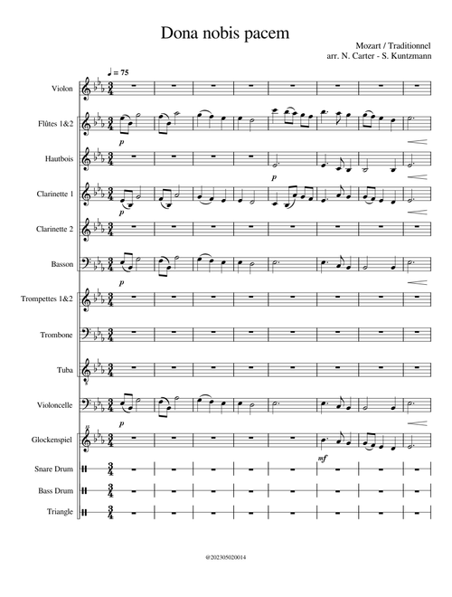 Dona nobis pacem – Misc Traditional Dona Nobis Pacem