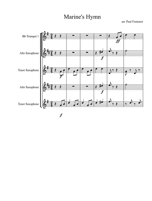 Marine's Hymn