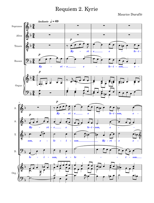 Requiem 2.Kyrie – Maurice Duruflé