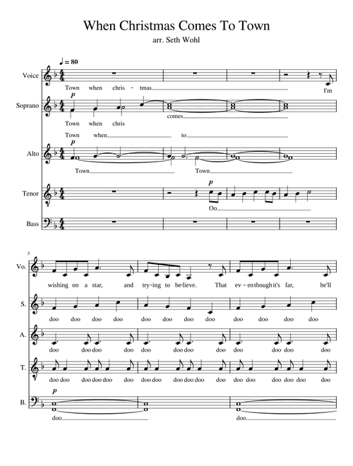 When christmas comes to town – polar express