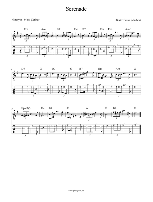 Schubert - Serenade