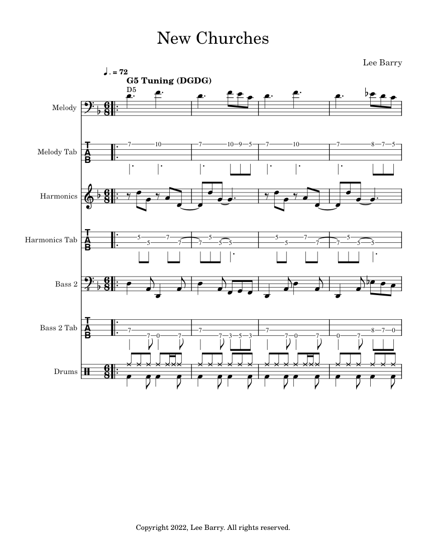 New Churches Sheet music for Piano (Solo) | Musescore.com