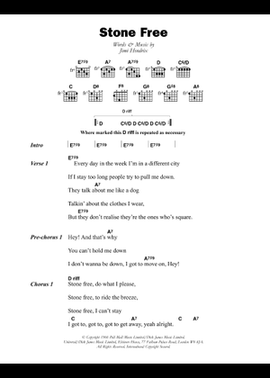 STONE FREE JIMI HENDRIX 楽譜集 STONE FREE JIMI HENDRIX 楽譜集 Play