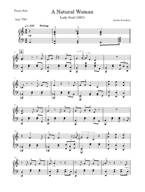 (You Make Me Feel Like) A Natural Woman - Aretha Franklin | Lady Soul