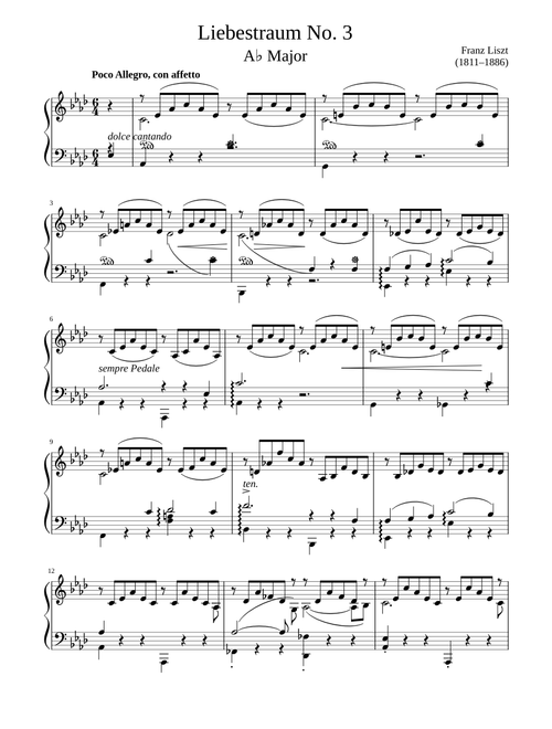 Liebestraum No.3