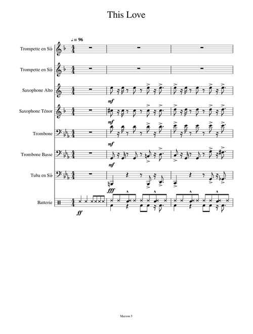 This Love - Maroon 5 (Funk Marching band)