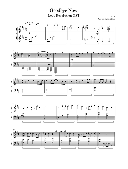 Goodbye Now - TXT (Love Revolution OST)