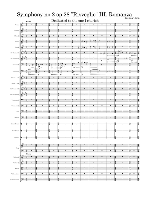 Symphony no 2 op 28 "Risveglio" III. Romanza