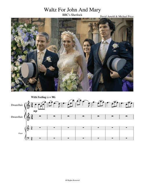 Waltz for John and Mary (Flute Duet + Piano Accompaniment)