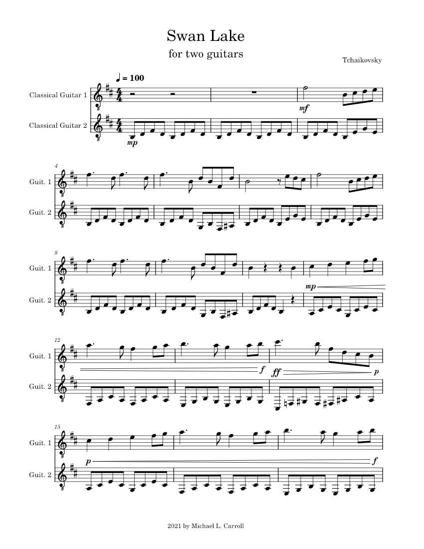 Tchaikovsky guitar outlet