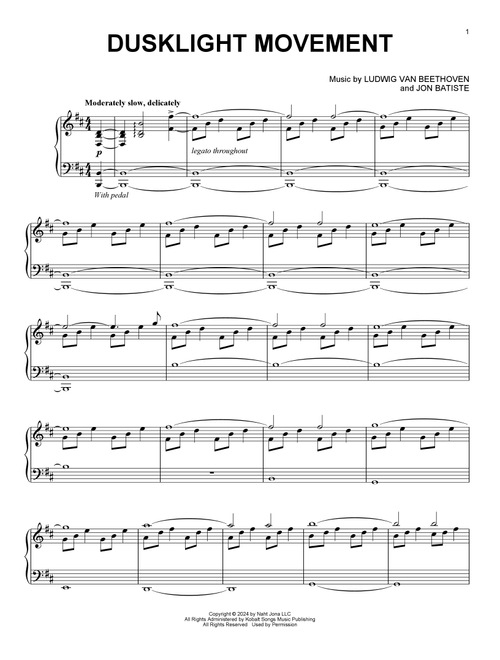 Dusklight Movement - Jon Batiste (Piano Solo)