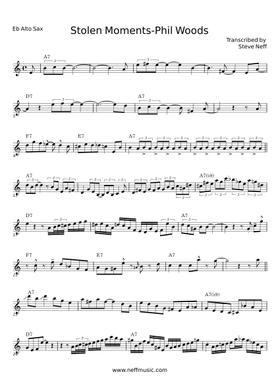 本 Phil Woods The Children's Suite 楽譜