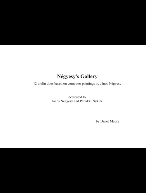 Négyesy's Gallery - Drake Mabry (Violin Duet)