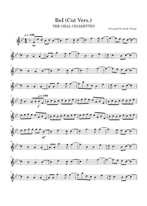 ReI – THE ORAL CIGARETTES Sheet Music for Piano (Solo)