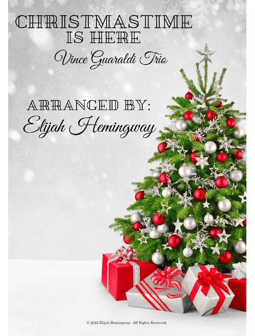 Christmas Time Is Here for Jazz Piano – Vince Guaraldi - Arr. Elijah Hemingway