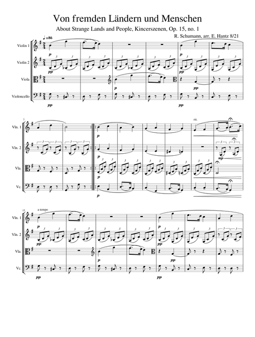Kinderszenen, Op.15 – Robert Schumann no. 1