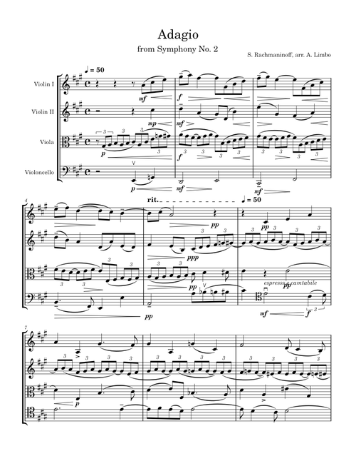 Adagio - Rachmaninoff's Symphony No. 2
