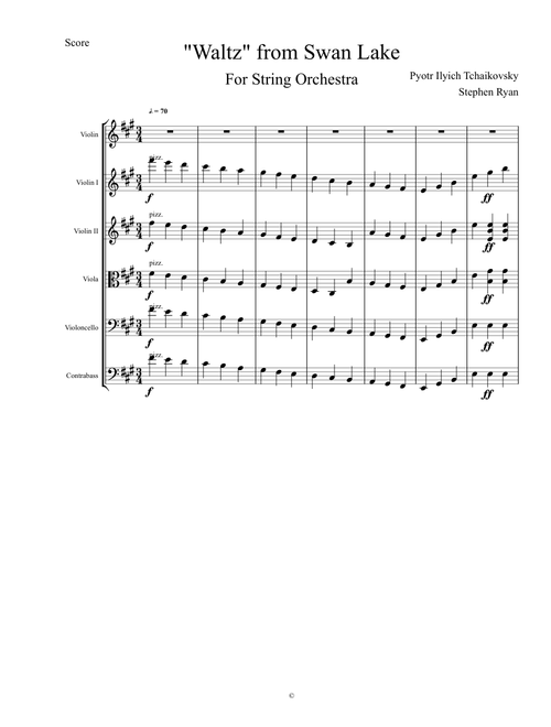 "Waltz" from Swan Lake