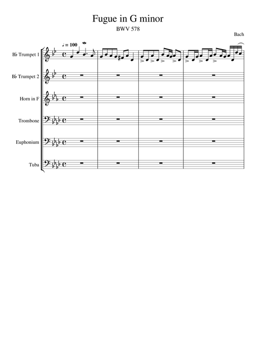 Fugue in G minor
