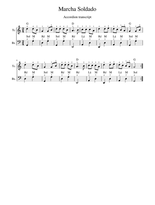 Marcha Soldado – Música Popular Tradicional Brasileira