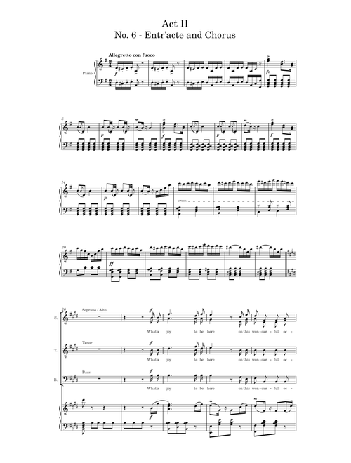 Die Fledermaus: Act II - No. 6 - Entr'acte and Chorus