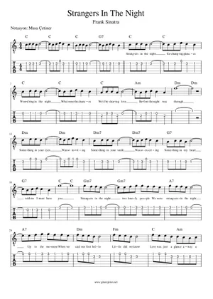 Strangers in the night Sheet Music for Piano (Solo) easy Strangers in the night Sheet Music for Piano (Solo) easy