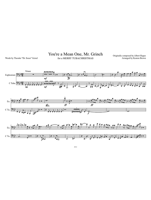 You're a Mean One, Mr. Grinch