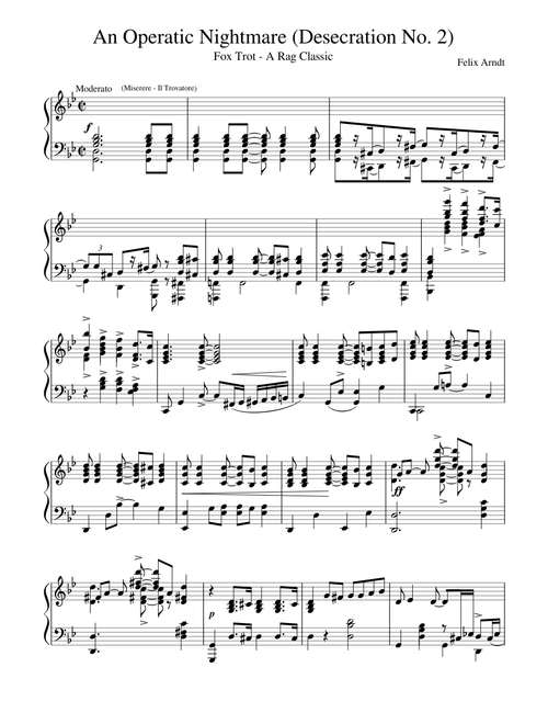 An Operatic Nightmare (Desecration No. 2)