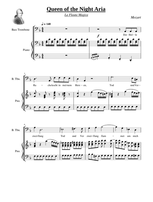 Queen Of The Night Aria – Wolfgang Amadeus Mozart Queen of the Night Aria