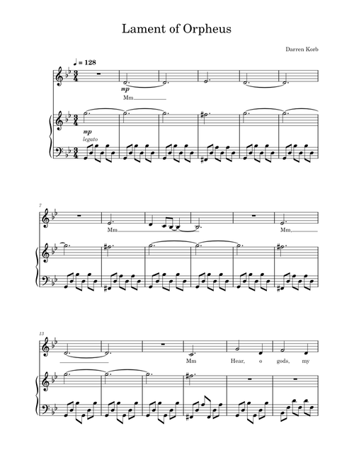 Lament of Orpheus