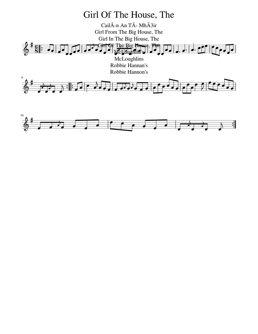 The Girl Of The House piano tutorial