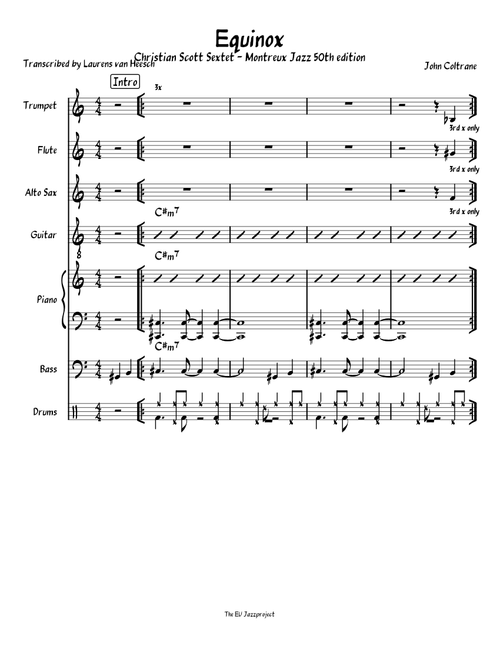Equinox - Christian Scott Sextet
