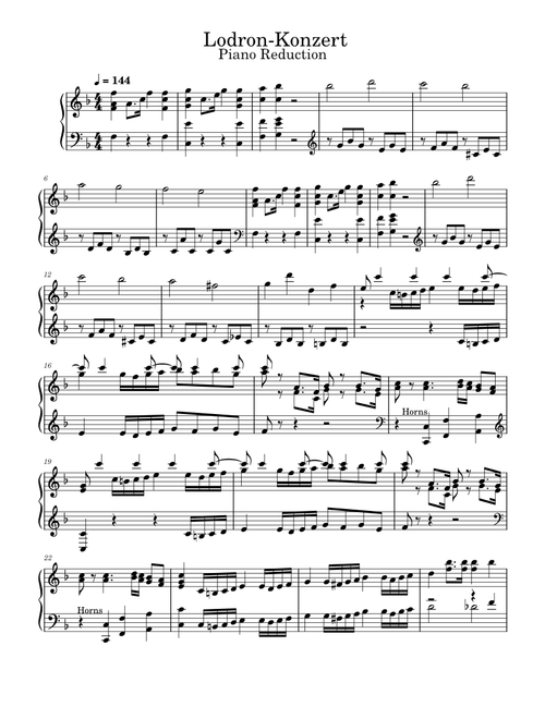Piano Concerto No.7 in F major, K.242 - Wolfgang Amadeus Mozart