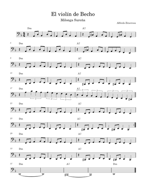 El Violín De Becho – Alfredo Zitarrosa