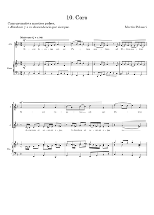 Coro Sheet Music for Piano, Bass guitar, Synthesizer (Mixed Ensemble ...