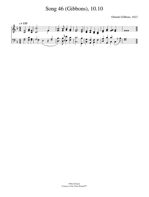 Drop, drop, slow tears - Orlando Gibbons