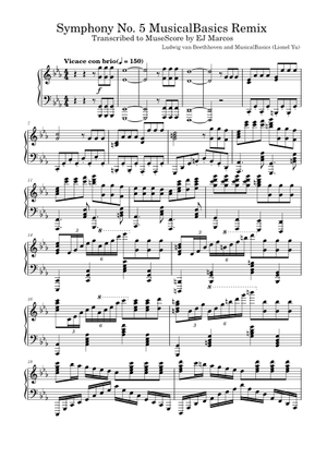 Beethoven Symphonie Nr. 5 　フルスコア(旧版) Beethoven Symphonie Nr. 5 フルスコア(旧版) Beethoven