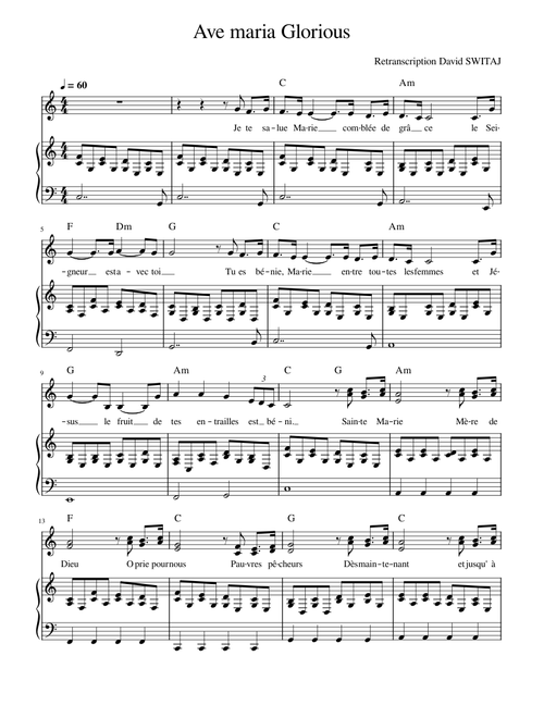 Ave maria – Glorious