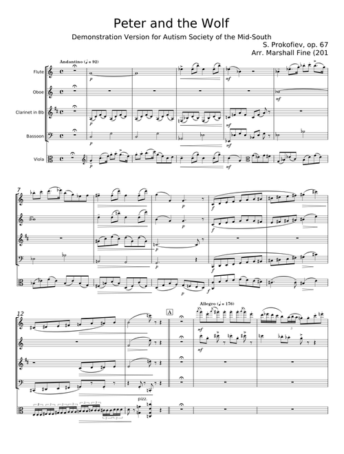 Peter and the wolf - Sergei Prokofiev