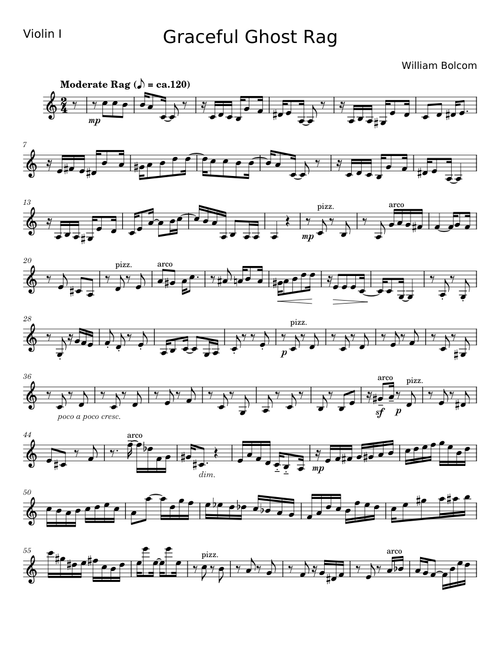 Graceful Ghost Rag - William Bolcom
