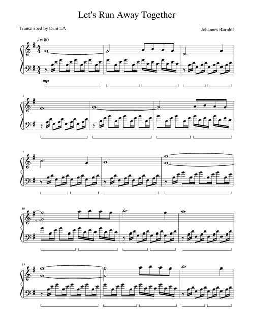 Let's Run Away Together - Johannes Bornlöf