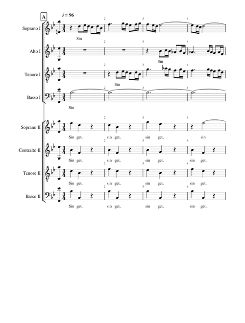 Singet dem Herrn ein neues Lied - BWV 225 - JS Bach