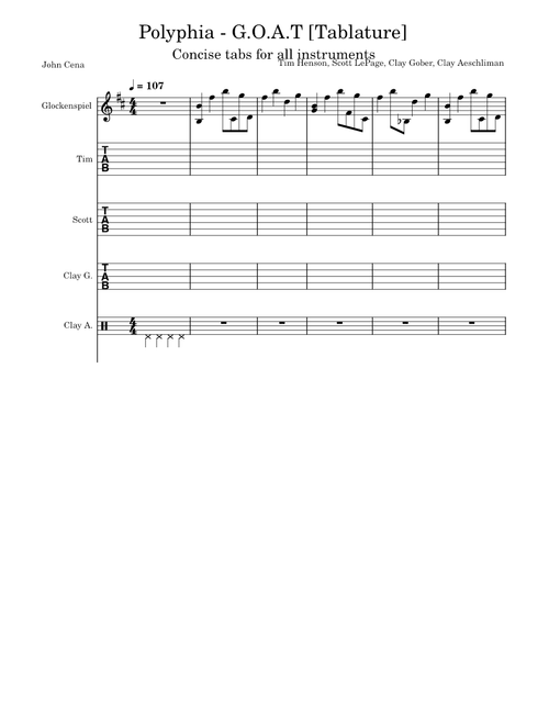 Polyphia - G.O.A.T (Tablature)