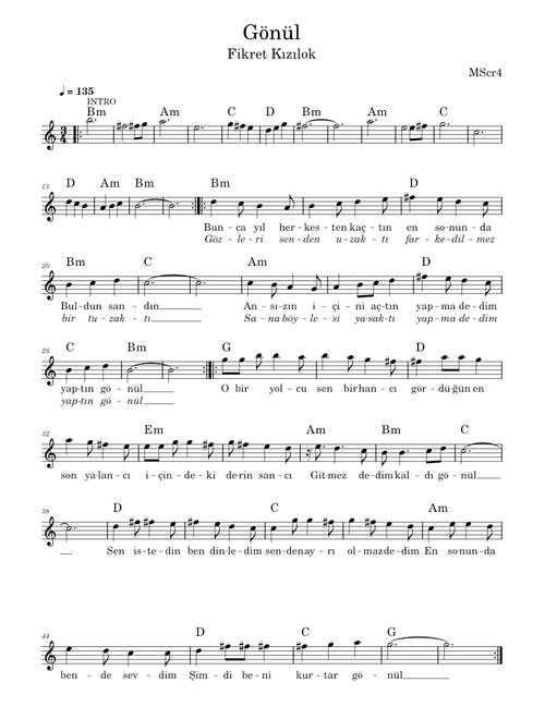 Gönül – Fikret Kızılok