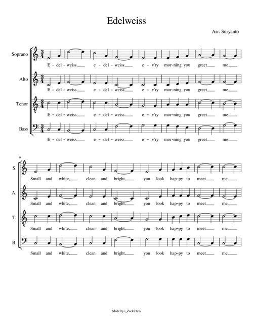 Edelweiss Choir version 2