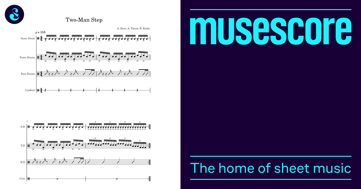 Two-Man Step – auberie0817 Sheet Music for Tuba, Synthesizer, Trumpet ...