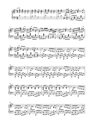 Yoake to Hotaru (Kano Arrangement.) Sheet Music for Piano
