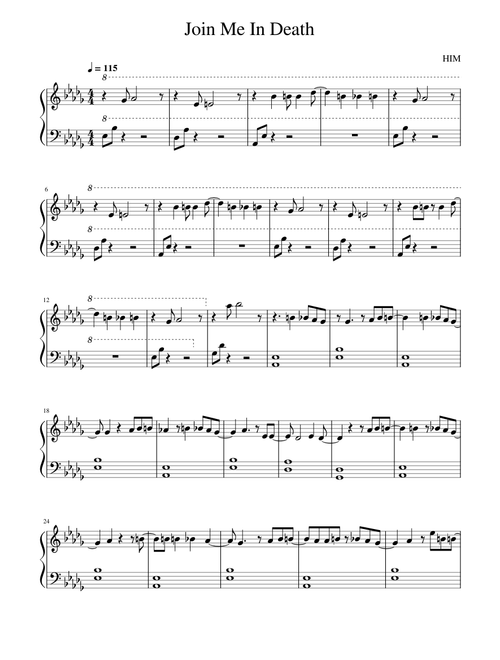 Join me in death – HIM