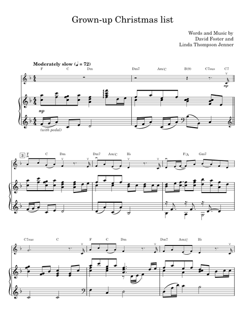 Grown-up Christmas List - David Foster